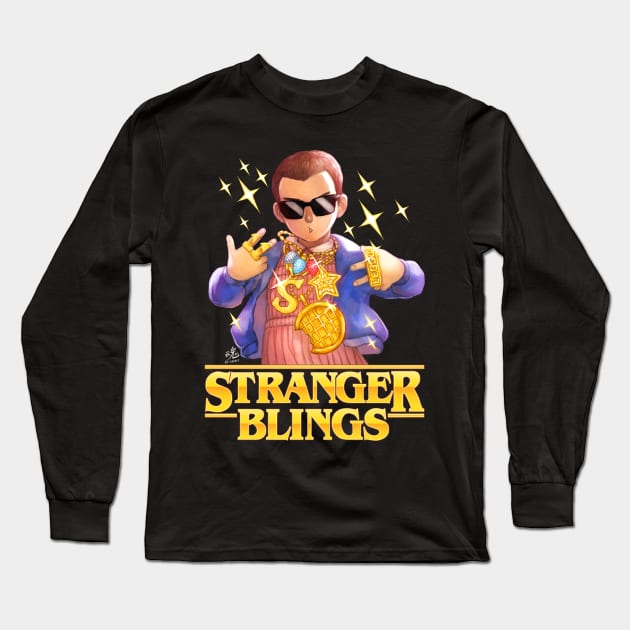 Stranger Blings Long Sleeve T-Shirt by RySpirit